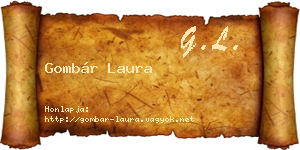 Gombár Laura névjegykártya